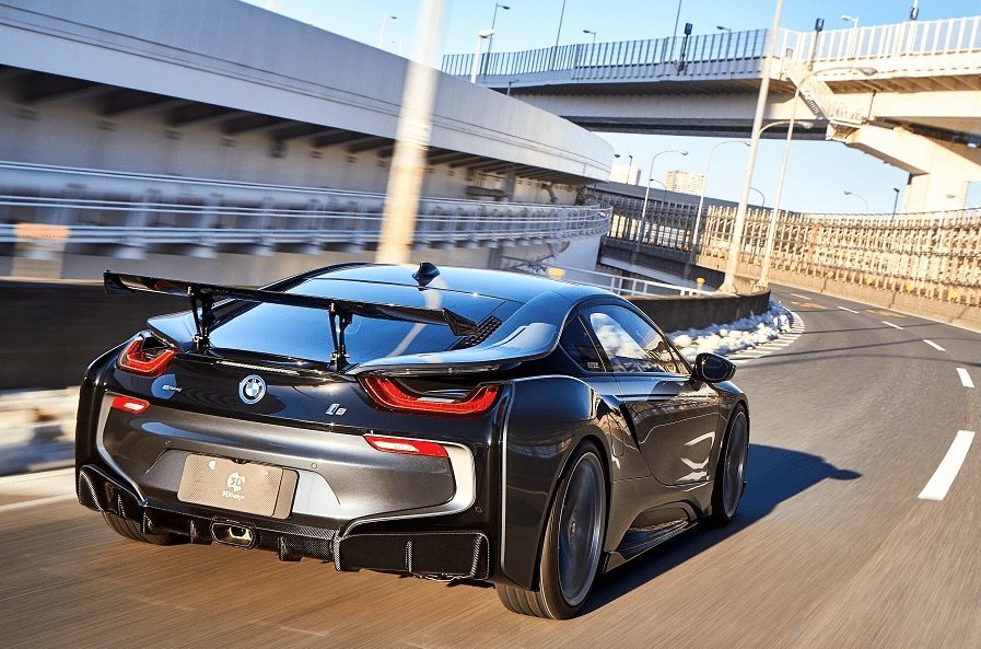 BMW i8 I12 Carbon Fibre Racing Wing by 3D Design - AUTOID® - Rear Wings - 3DDesign