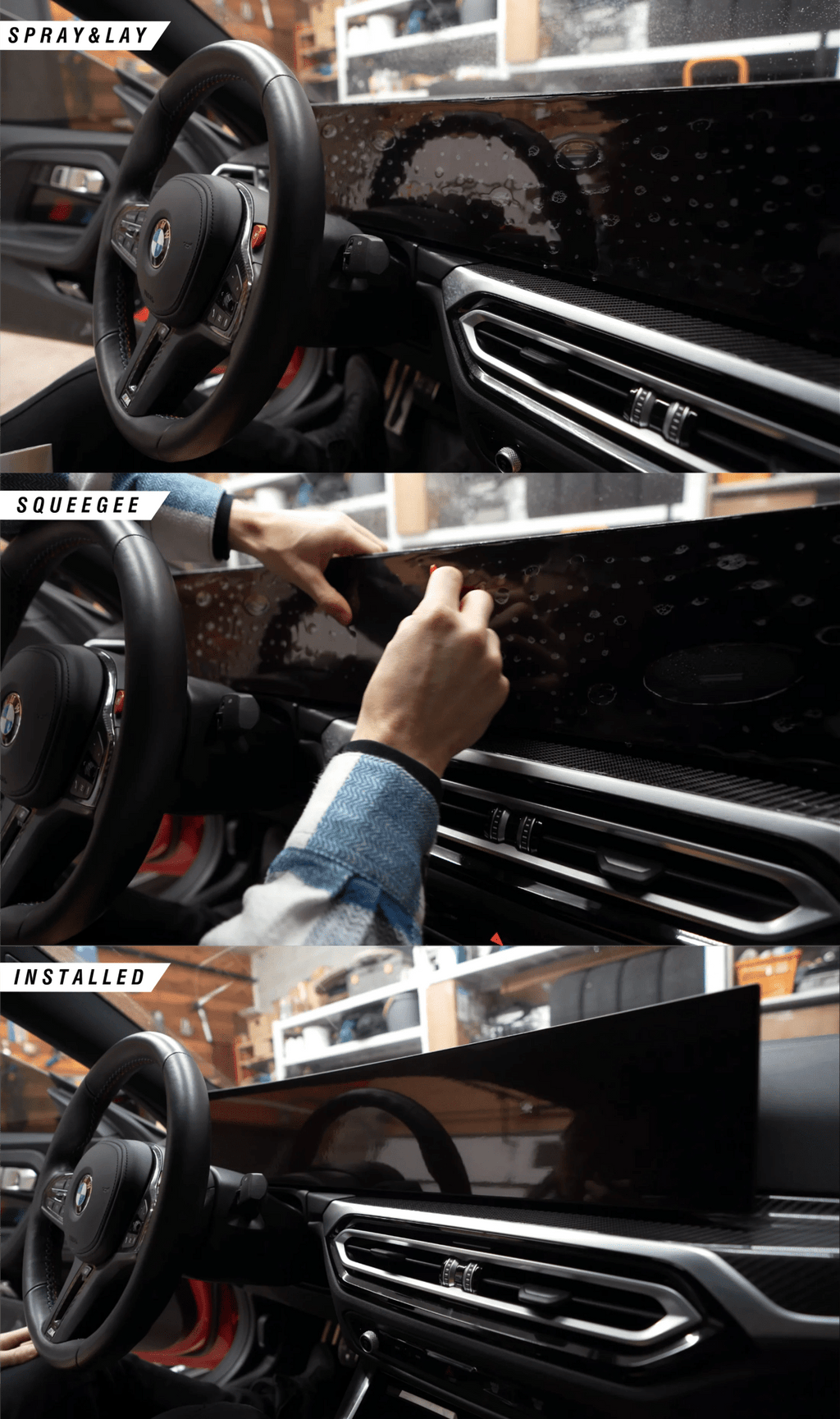 BMW iDrive 8 & iDrive 9 Instrument Cluster & Navigation Screen PPF (2022+) - AUTOID® - Reflector Inserts & Overlays - IPPS