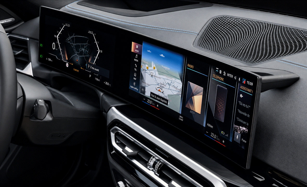 BMW iDrive 8 & iDrive 9 Instrument Cluster & Navigation Screen PPF (2022+)