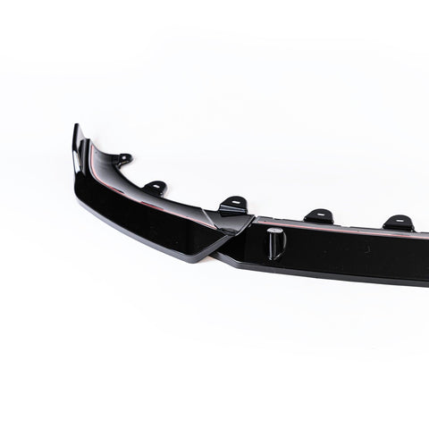 BMW iX3, X3 LCI G01 & X4 LCI G02 Gloss Black Competition Front Splitter by FORM (2021-2024) - AUTOID® - Front Lips & Splitters - FORM Industries