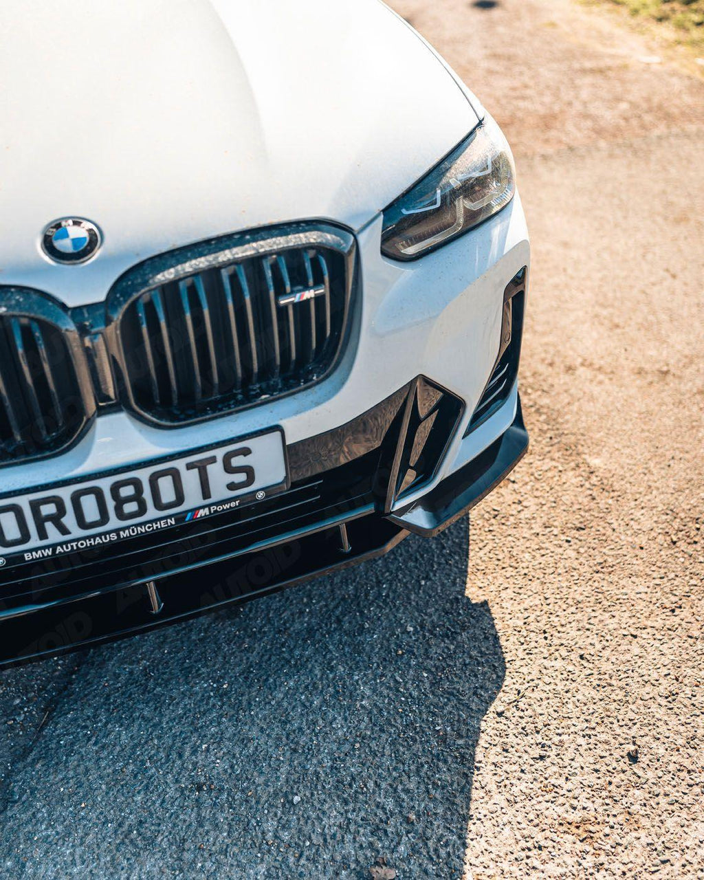 BMW iX3, X3 LCI G01 & X4 LCI G02 Gloss Black Competition Front Splitter by FORM (2021-2024) - AUTOID® - Front Lips & Splitters - FORM Industries
