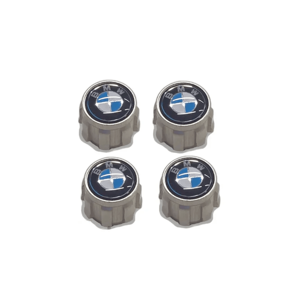 BMW M Performance Genuine "BMW Logo" Tyre Air Valve Caps Set - AUTOID® - Wheel Accessories - BMW M Performance