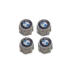 BMW M Performance Genuine "BMW Logo" Tyre Air Valve Caps Set - AUTOID® - Wheel Accessories - BMW M Performance