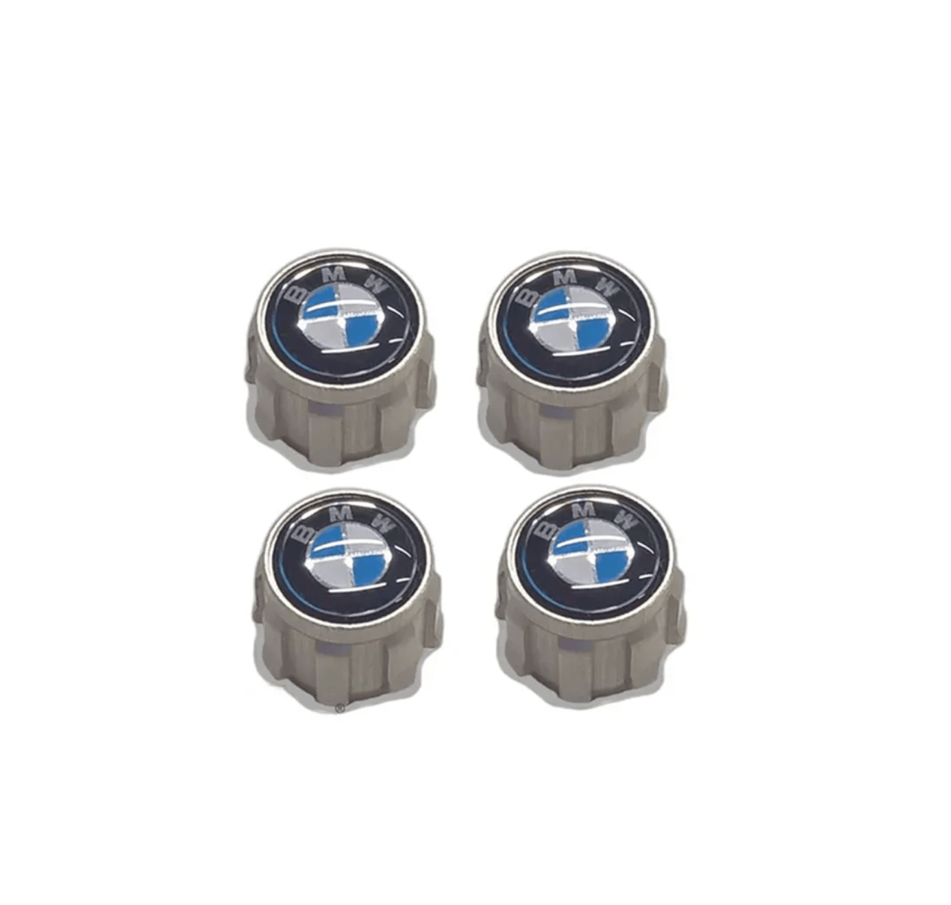 BMW M Performance Genuine "BMW Logo" Tyre Air Valve Caps Set - AUTOID® - Wheel Accessories - BMW M Performance
