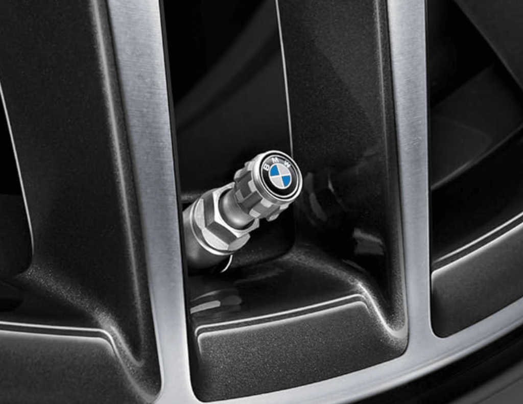 BMW M Performance Genuine "BMW Logo" Tyre Air Valve Caps Set - AUTOID® - Wheel Accessories - BMW M Performance