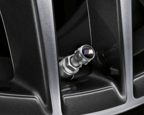 BMW M Performance Genuine "M Logo" Tyre Air Valve Caps Set - AUTOID® - Wheel Accessories - BMW M Performance