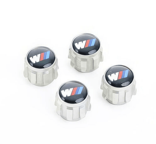 BMW M Performance Genuine "M Logo" Tyre Air Valve Caps Set - AUTOID® - Wheel Accessories - BMW M Performance