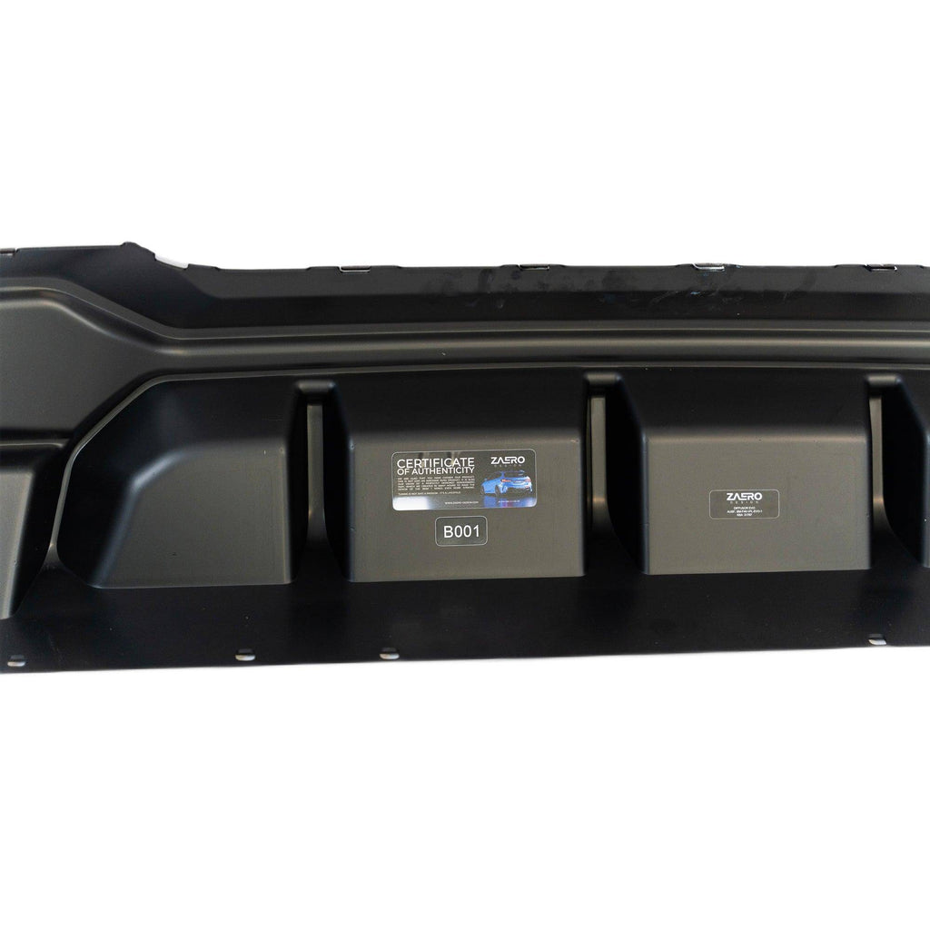 BMW M135i & 1 Series Dual Exit (128ti, 120d, 120i) F40 EVO-1 Gloss Black Rear Diffuser by ZAERO (2019-2024) - AUTOID® - Rear Diffusers - Zaero Design