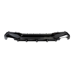 BMW M135i & 1 Series Dual Exit (128ti, 120d, 120i) F40 EVO-1 Gloss Black Rear Diffuser by ZAERO (2019-2024) - AUTOID® - Rear Diffusers - Zaero Design