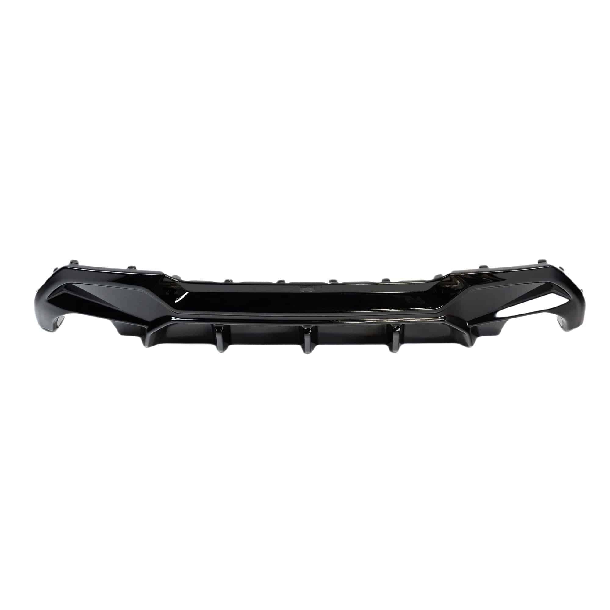 BMW M135i & 1 Series Dual Exit (128ti, 120d, 120i) F40 EVO-1 Gloss Black Rear Diffuser by ZAERO (2019-2024) - AUTOID® - Rear Diffusers - Zaero Design