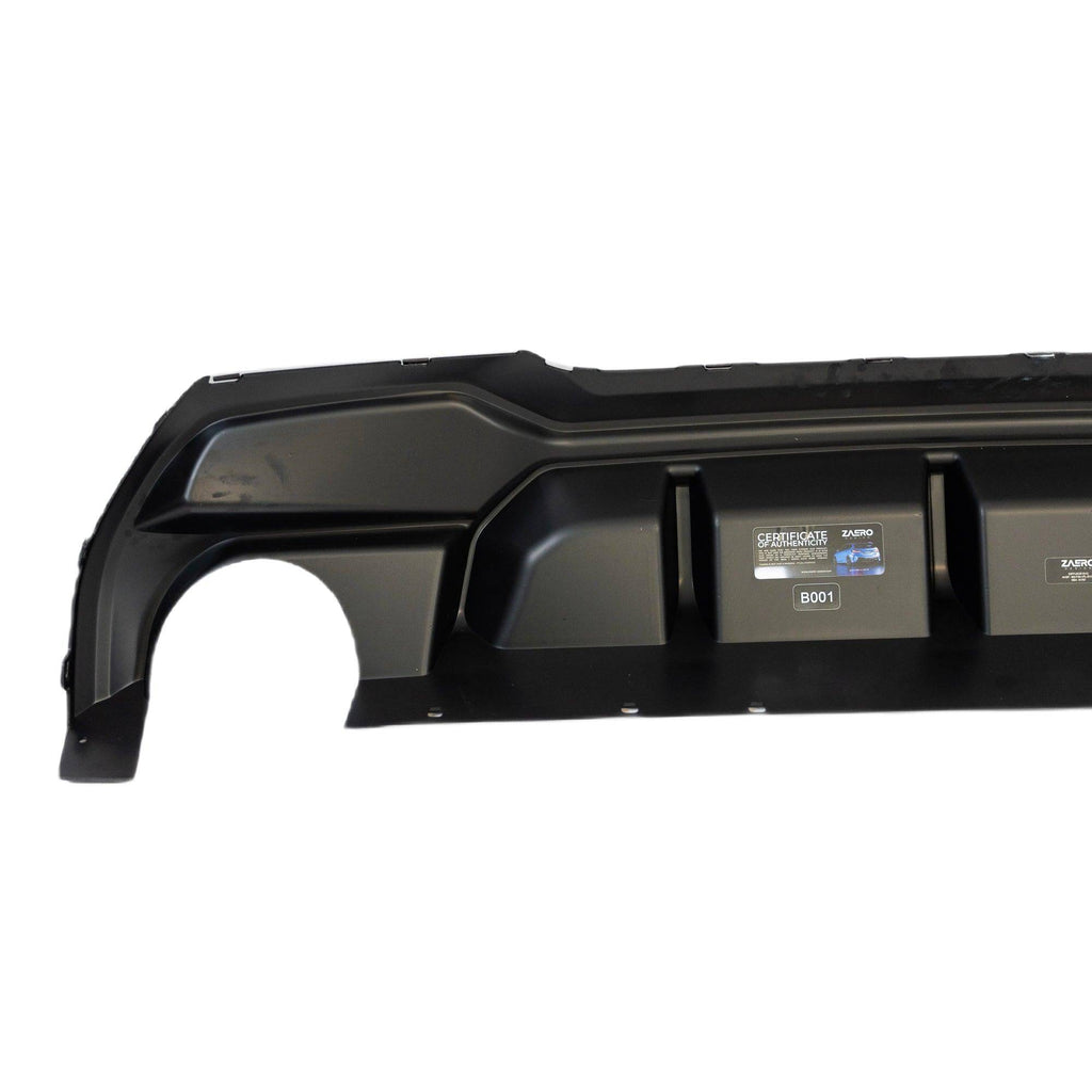 BMW M135i & 1 Series Dual Exit (128ti, 120d, 120i) F40 EVO-1 Gloss Black Rear Diffuser by ZAERO (2019-2024) - AUTOID® - Rear Diffusers - Zaero Design