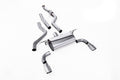 BMW M135i F20 F21 (None xDrive) Cat-Back & Rear Silencer Exhaust System by Milltek (2012-2016) - AUTOID® - Exhaust System - Milltek Sport
