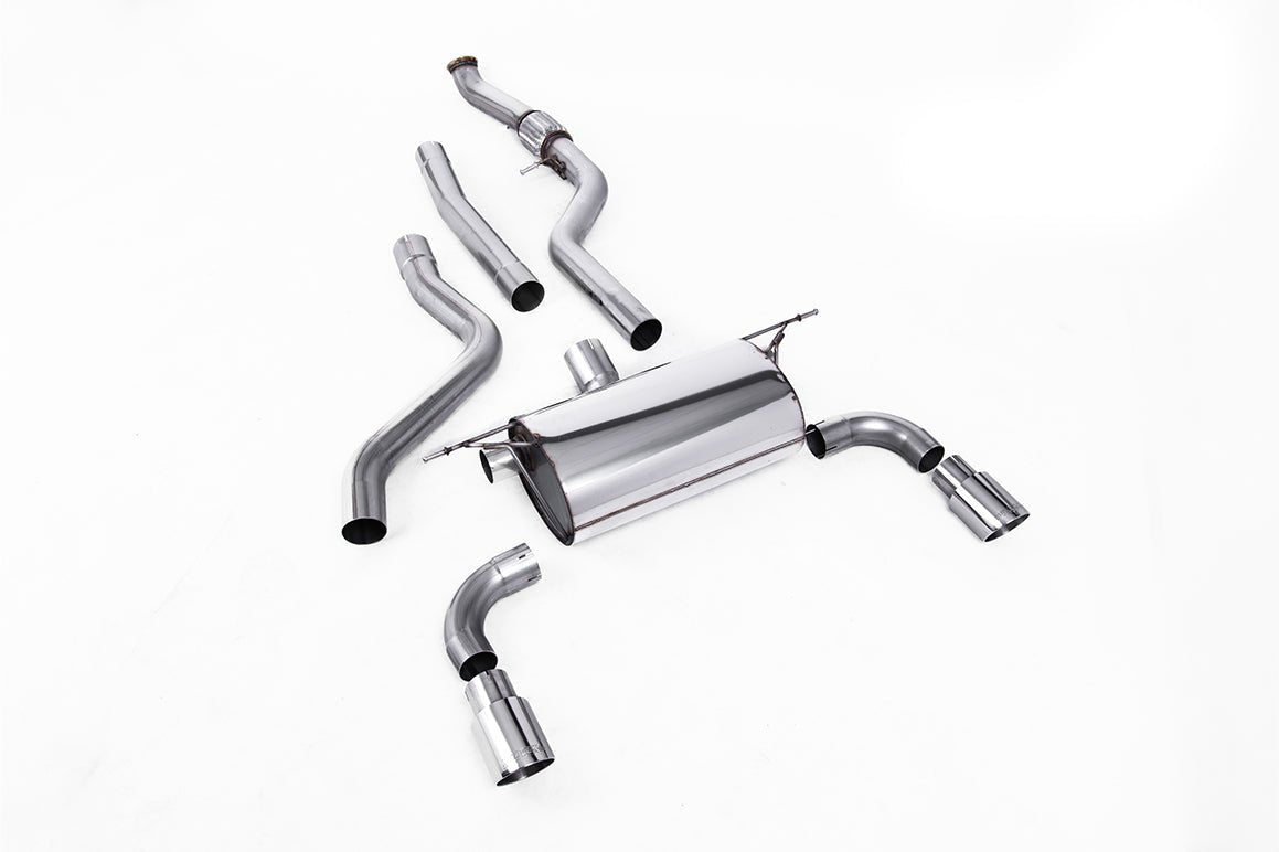 BMW M135i F20 F21 (None xDrive) Cat-Back & Rear Silencer Exhaust System by Milltek (2012-2016) - AUTOID® - Exhaust System - Milltek Sport