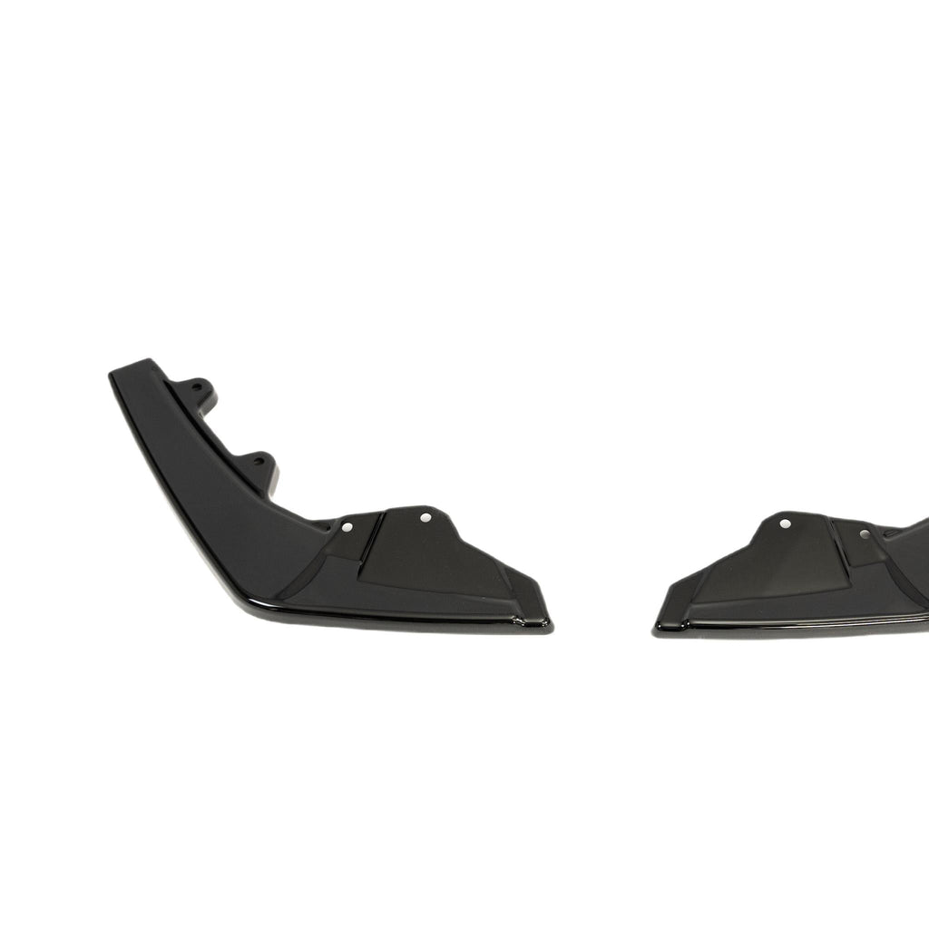 BMW M135i & M140i F20 F21 LCI EVO-1 Gloss Black Diffuser Side Spat Flap Extensions by ZAERO (2015-2019) - AUTOID® - Rear Diffusers - Zaero Design