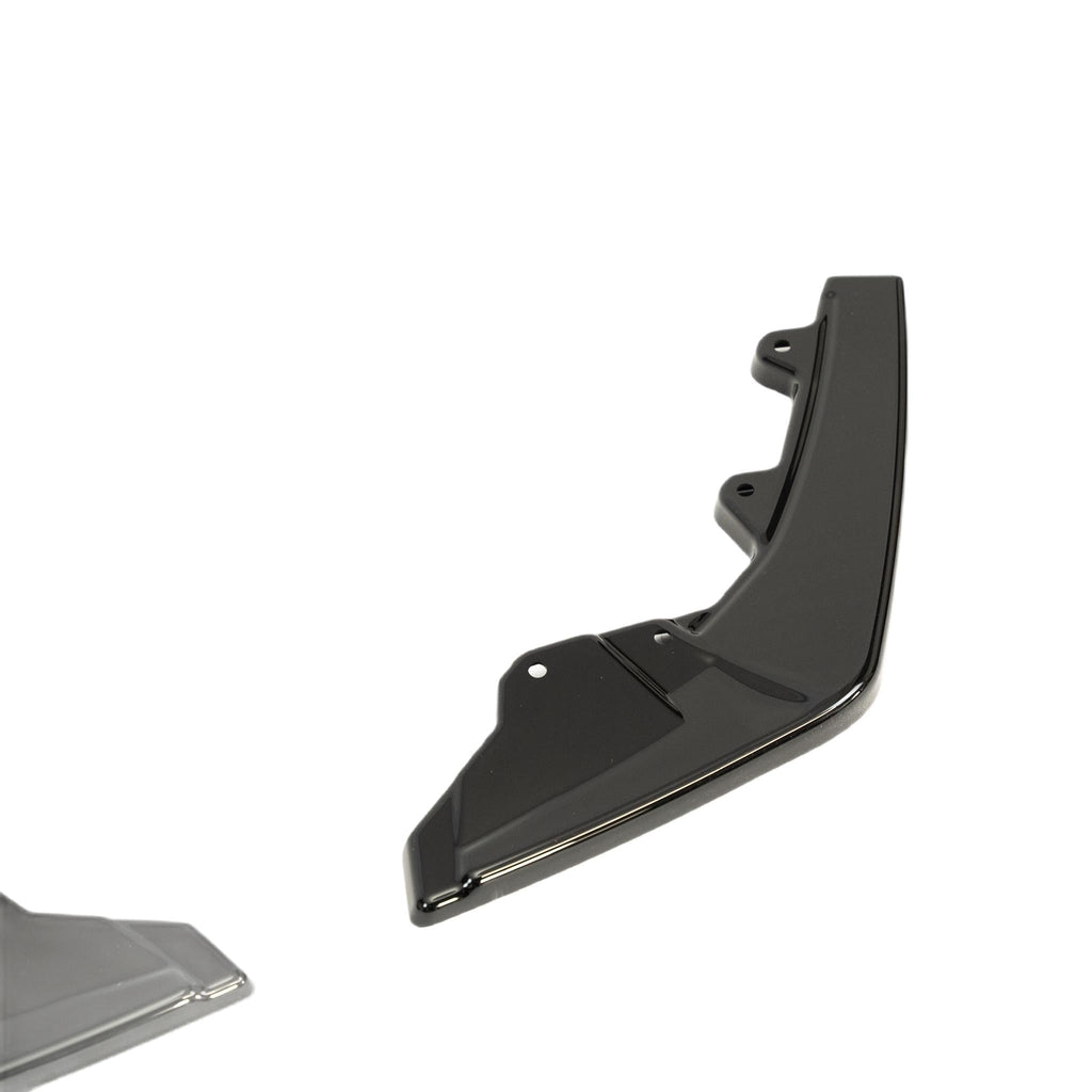 BMW M135i & M140i F20 F21 LCI EVO-1 Gloss Black Diffuser Side Spat Flap Extensions by ZAERO (2015-2019) - AUTOID® - Rear Diffusers - Zaero Design