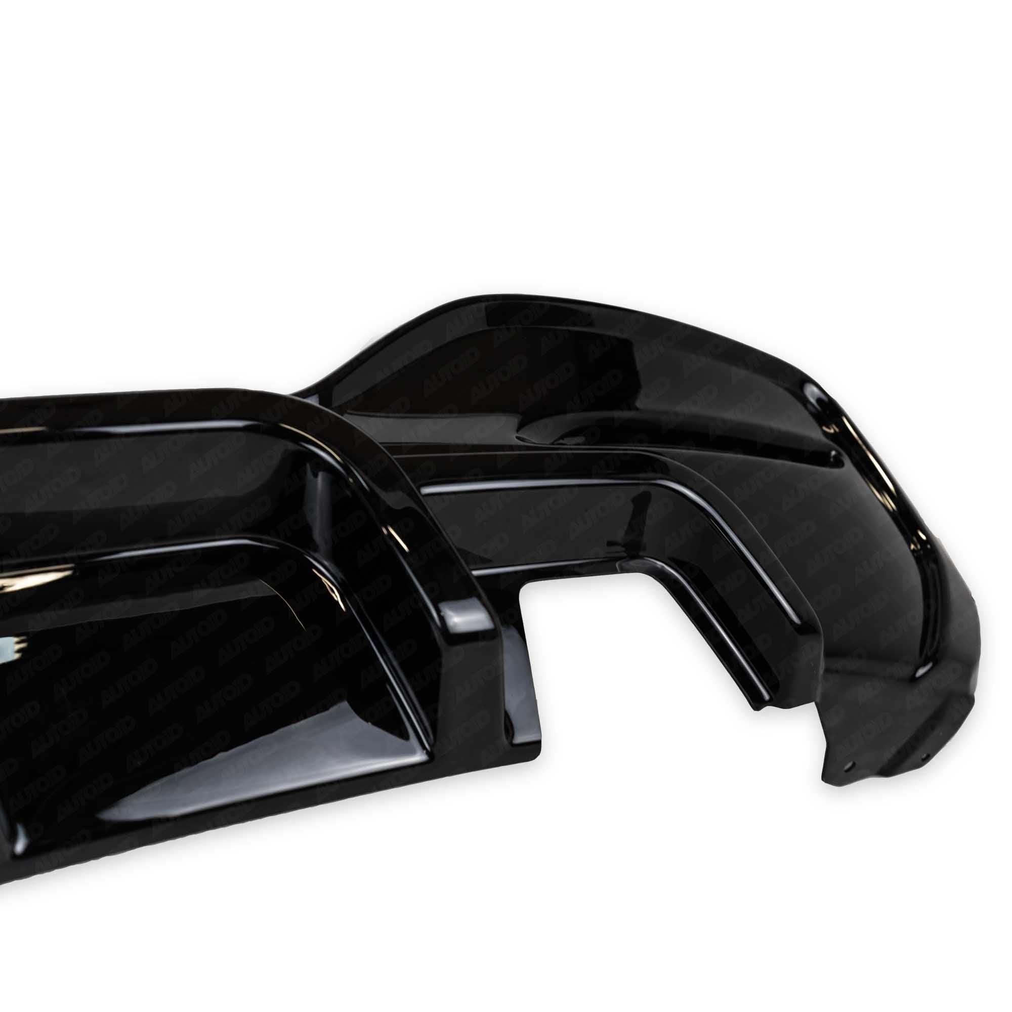 BMW M135i & M140i F20 F21 LCI EVO - 1 Gloss Black Rear Diffuser by ZAERO (2015 - 2019) - AUTOID - Rear Diffusers - Zaero Design