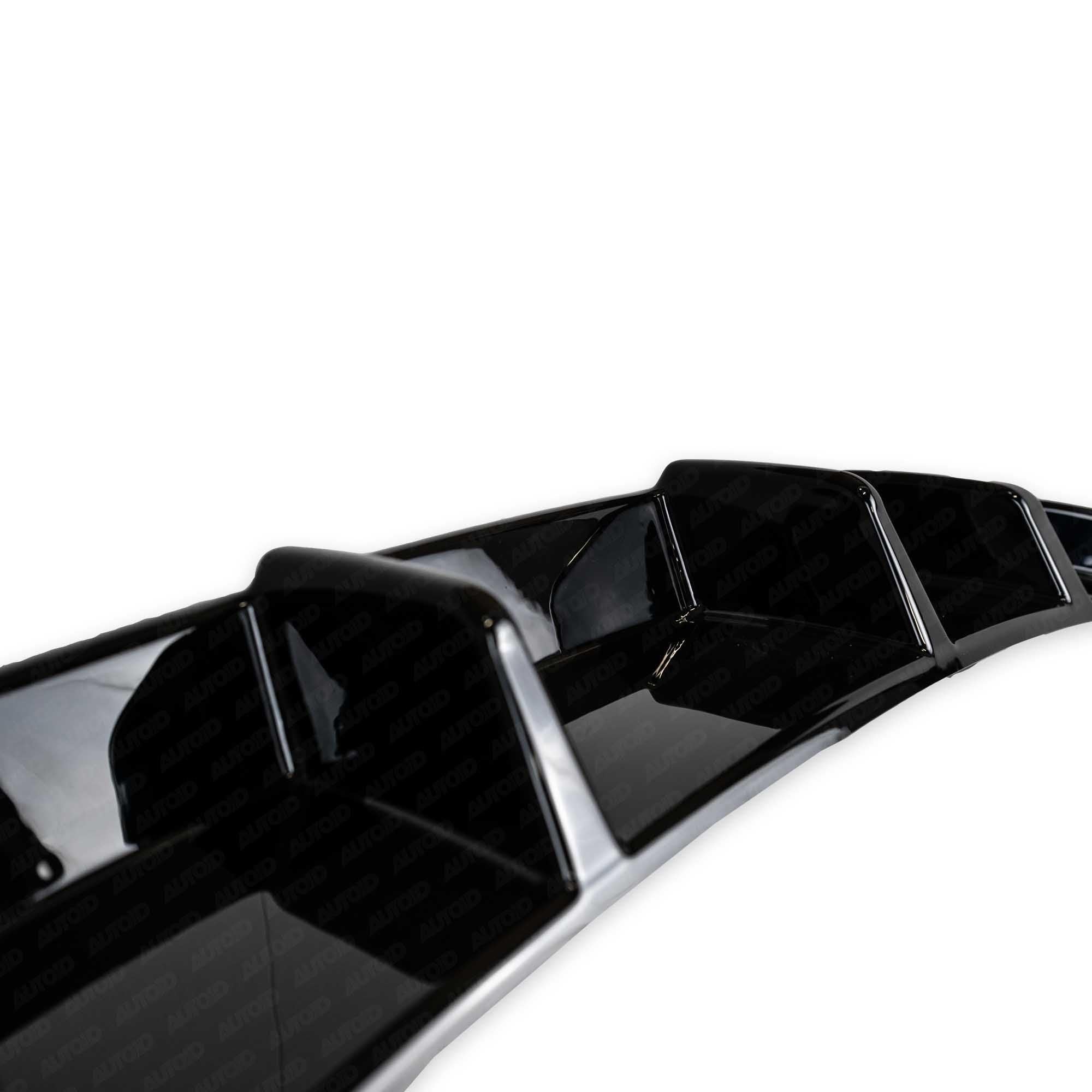BMW M135i & M140i F20 F21 LCI EVO-1 Gloss Black Rear Diffuser by ZAERO (2015-2019) - AUTOID® - Rear Diffusers - Zaero Design