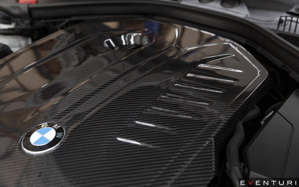 BMW M140i F20, M240i F22, 340i F30 & 440i F32 Eventuri Carbon Fibre Engine Cover - AUTOID® - Vehicle Dress Up Caps & Covers - Eventuri