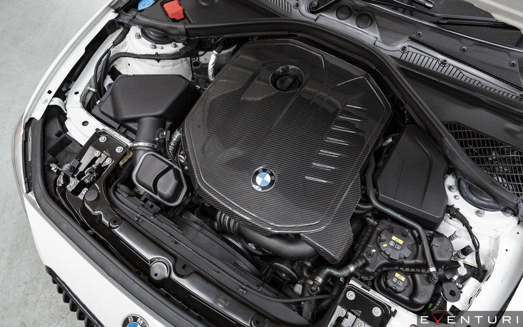 BMW M140i F20, M240i F22, 340i F30 & 440i F32 Eventuri Carbon Fibre Engine Cover - AUTOID® - Vehicle Dress Up Caps & Covers - Eventuri