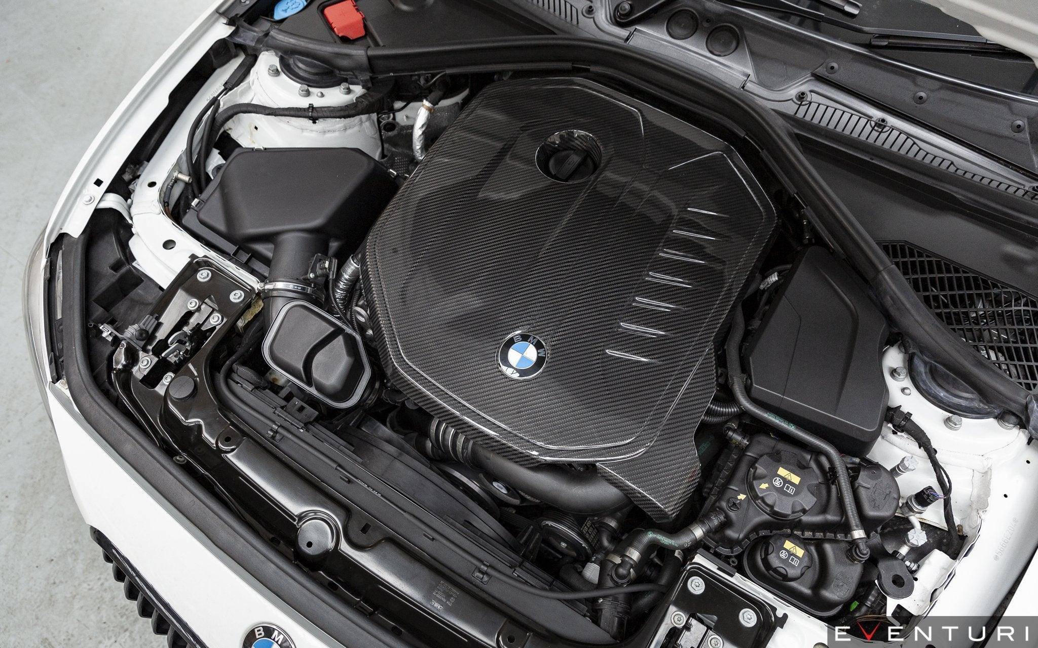 BMW M140i F20, M240i F22, 340i F30 & 440i F32 Eventuri Carbon Fibre Engine Cover - AUTOID® - Vehicle Dress Up Caps & Covers - Eventuri