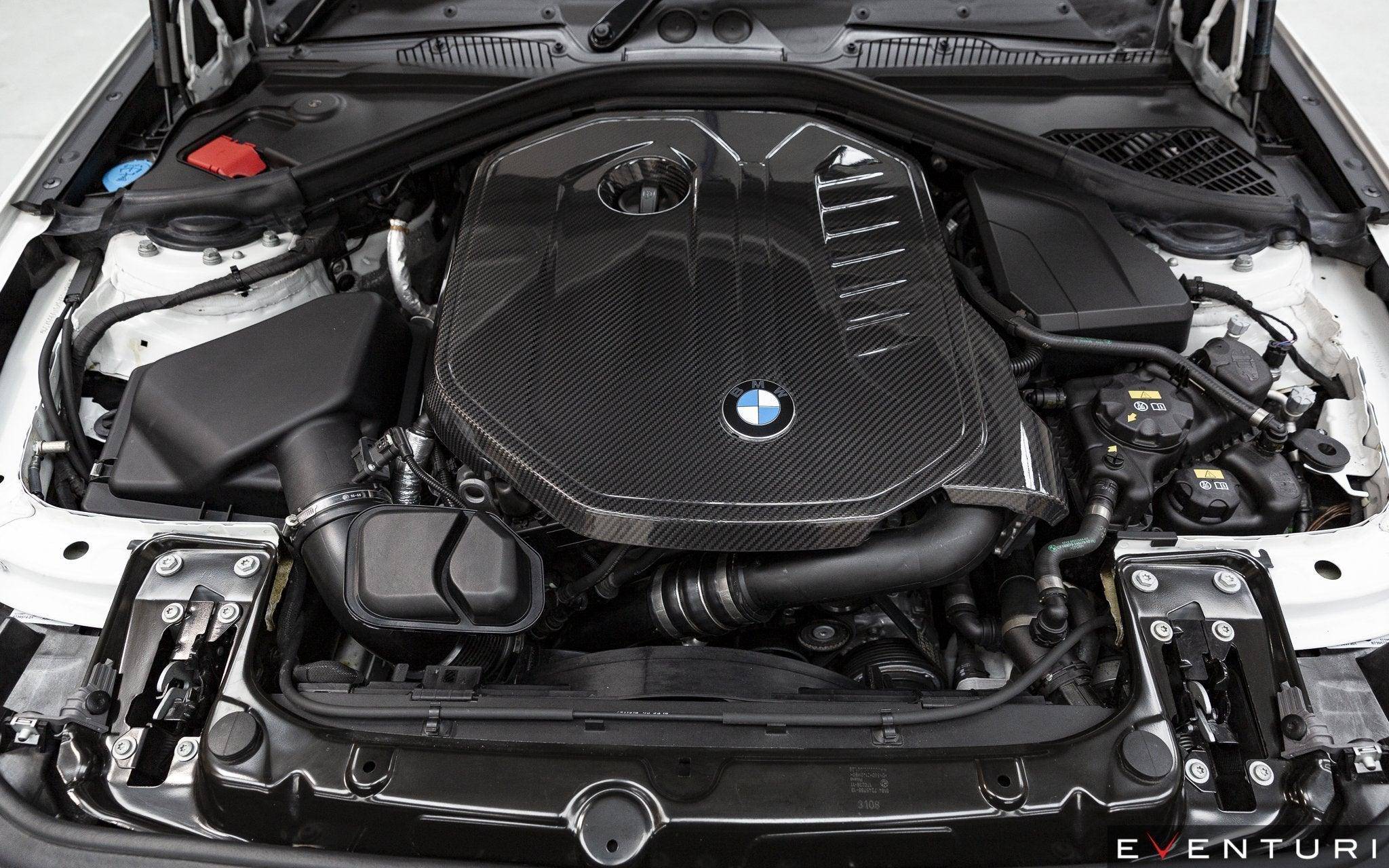 BMW M140i F20, M240i F22, 340i F30 & 440i F32 Eventuri Carbon Fibre Engine Cover - AUTOID® - Vehicle Dress Up Caps & Covers - Eventuri