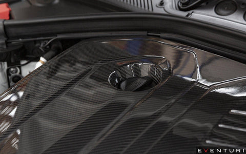 BMW M140i F20, M240i F22, 340i F30 & 440i F32 Eventuri Carbon Fibre Engine Cover - AUTOID® - Vehicle Dress Up Caps & Covers - Eventuri