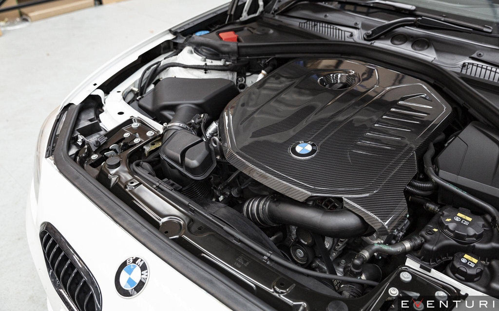 BMW M140i F20, M240i F22, 340i F30 & 440i F32 Eventuri Carbon Fibre Engine Cover - AUTOID® - Vehicle Dress Up Caps & Covers - Eventuri