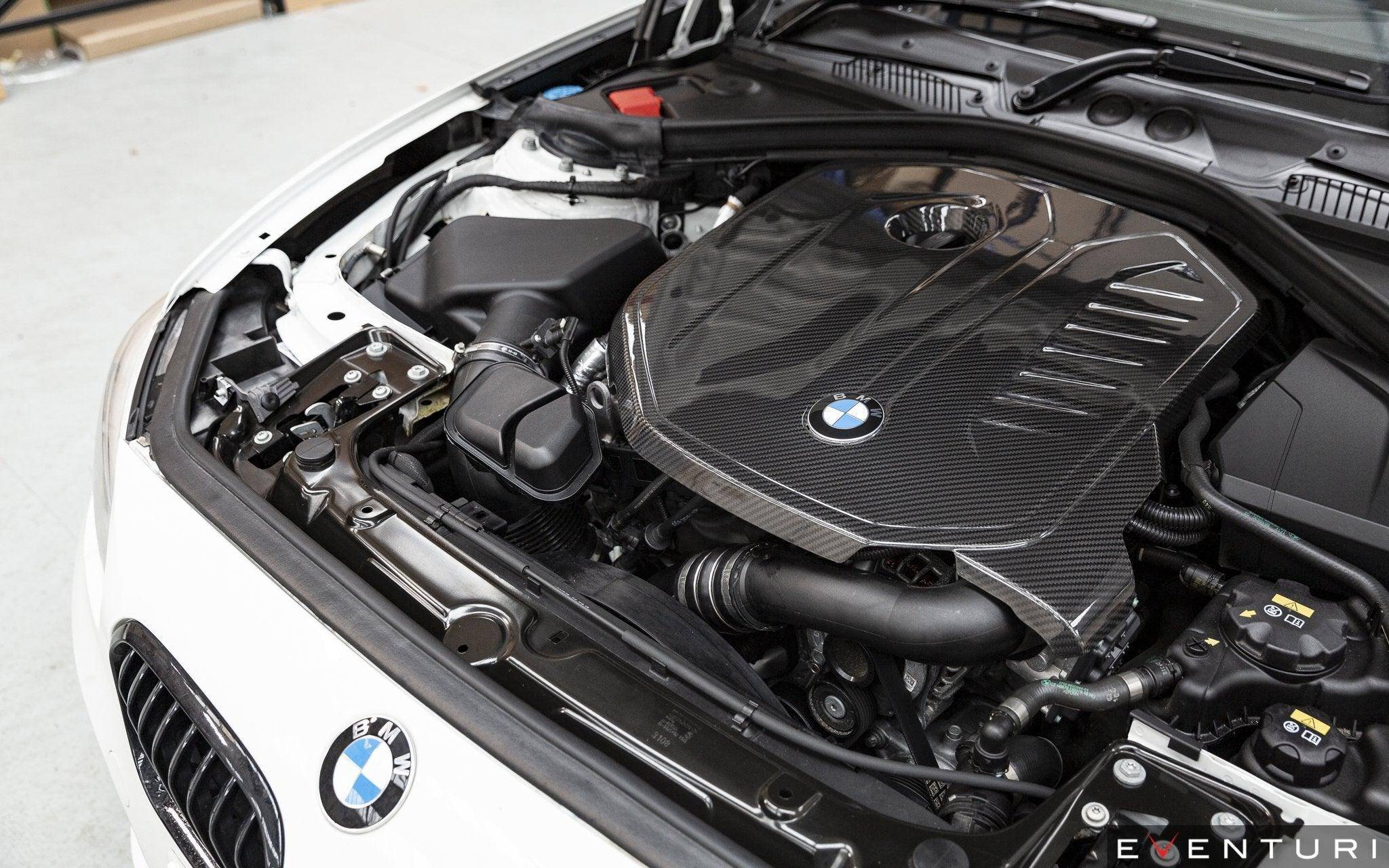 BMW M140i F20, M240i F22, 340i F30 & 440i F32 Eventuri Carbon Fibre Engine Cover - AUTOID® - Vehicle Dress Up Caps & Covers - Eventuri