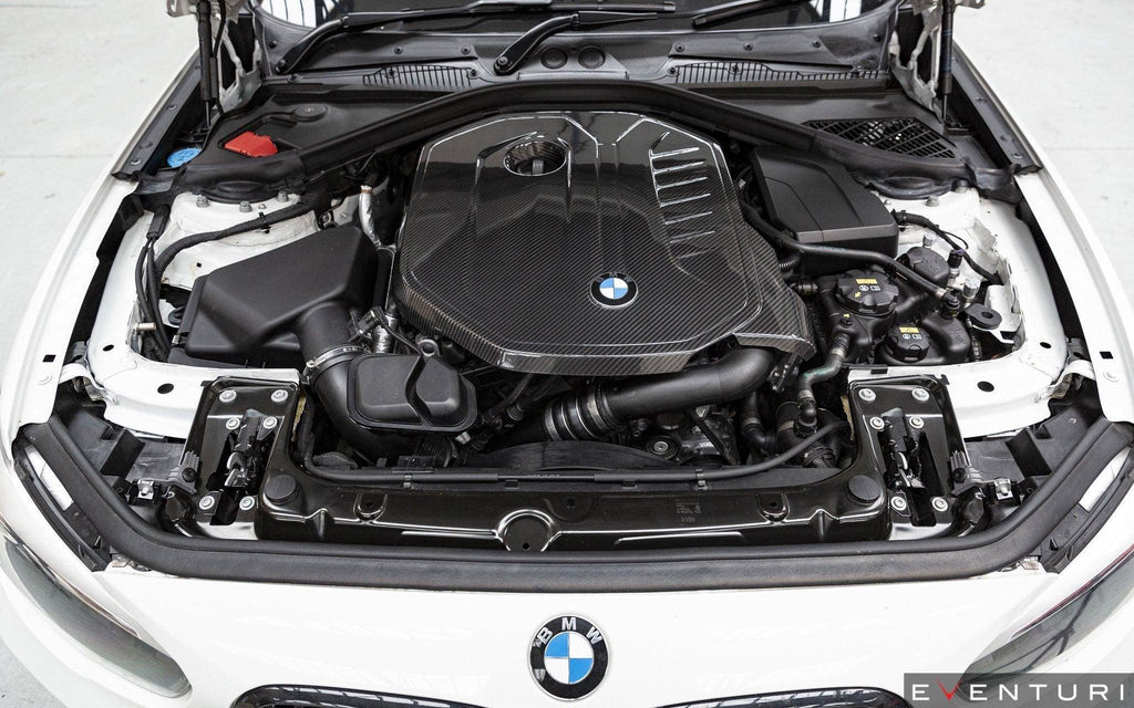 BMW M140i F20, M240i F22, 340i F30 & 440i F32 Eventuri Carbon Fibre Engine Cover - AUTOID® - Vehicle Dress Up Caps & Covers - Eventuri