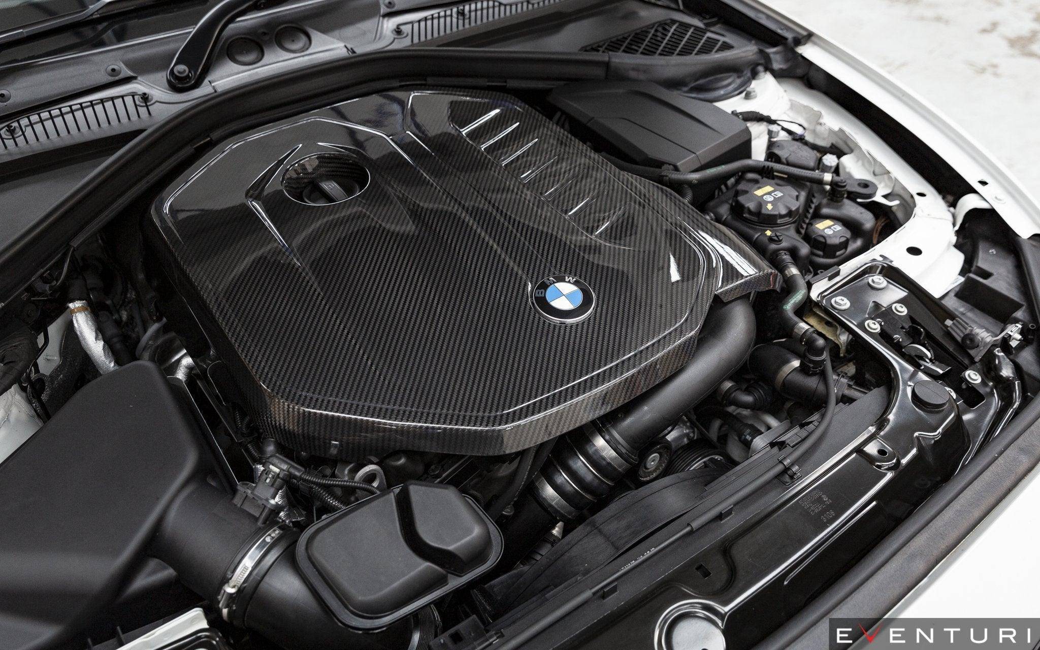 BMW M140i F20, M240i F22, 340i F30 & 440i F32 Eventuri Carbon Fibre Engine Cover - AUTOID® - Vehicle Dress Up Caps & Covers - Eventuri