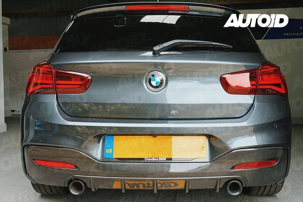 BMW M140i & M135i F20 F21 LCI Carbon Fibre Performance Rear Diffuser by FORM (2015-2019) - AUTOID® - Rear Diffusers - FORM Industries