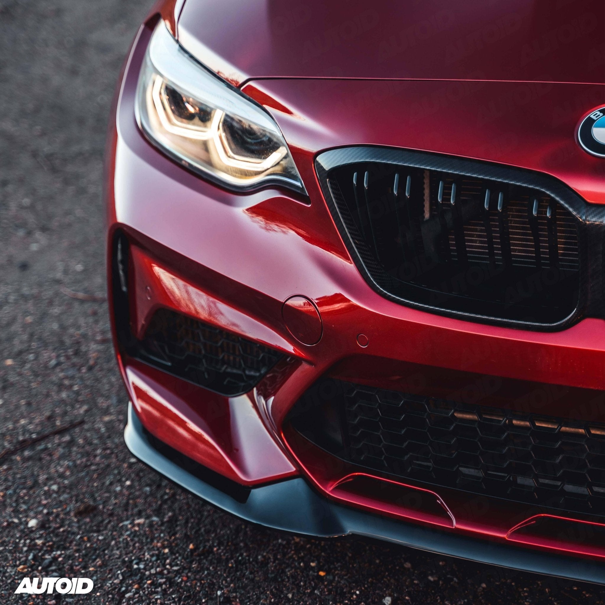 BMW M2 Competition F87 EVO - S Gloss Black Front Splitter by ZAERO (2018 - 2021) - AUTOID - Front Lips & Splitters - Zaero Design