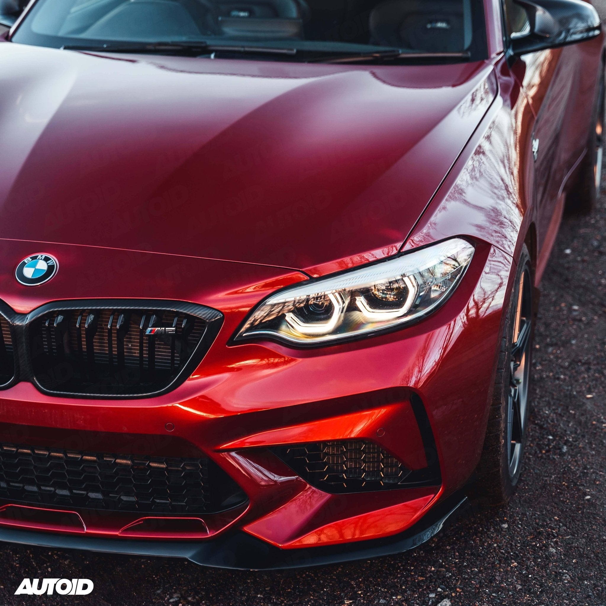 BMW M2 Competition F87 EVO - S Gloss Black Front Splitter by ZAERO (2018 - 2021) - AUTOID - Front Lips & Splitters - Zaero Design