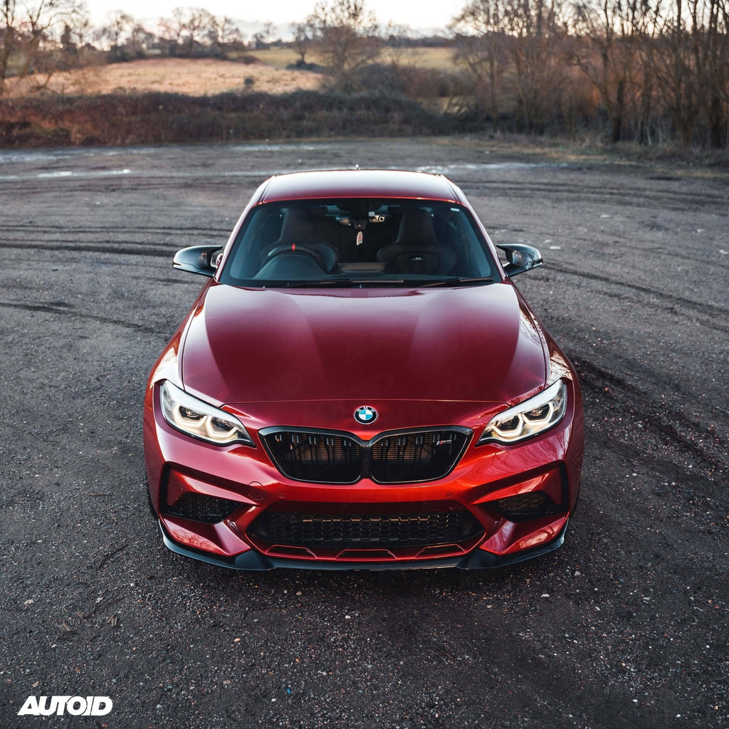 BMW M2 Competition F87 EVO-S Gloss Black Front Splitter by ZAERO (2018-2021) - AUTOID® - Front Lips & Splitters - Zaero Design