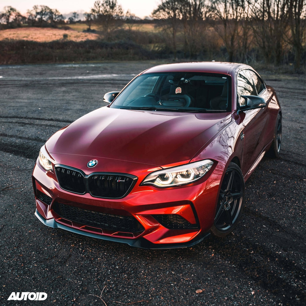 BMW M2 Competition F87 EVO-S Gloss Black Front Splitter by ZAERO (2018-2021) - AUTOID® - Front Lips & Splitters - Zaero Design
