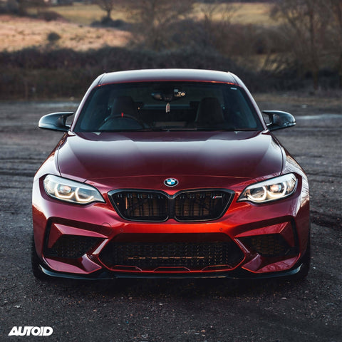 BMW M2 Competition F87 EVO-S Gloss Black Front Splitter by ZAERO (2018-2021) - AUTOID® - Front Lips & Splitters - Zaero Design