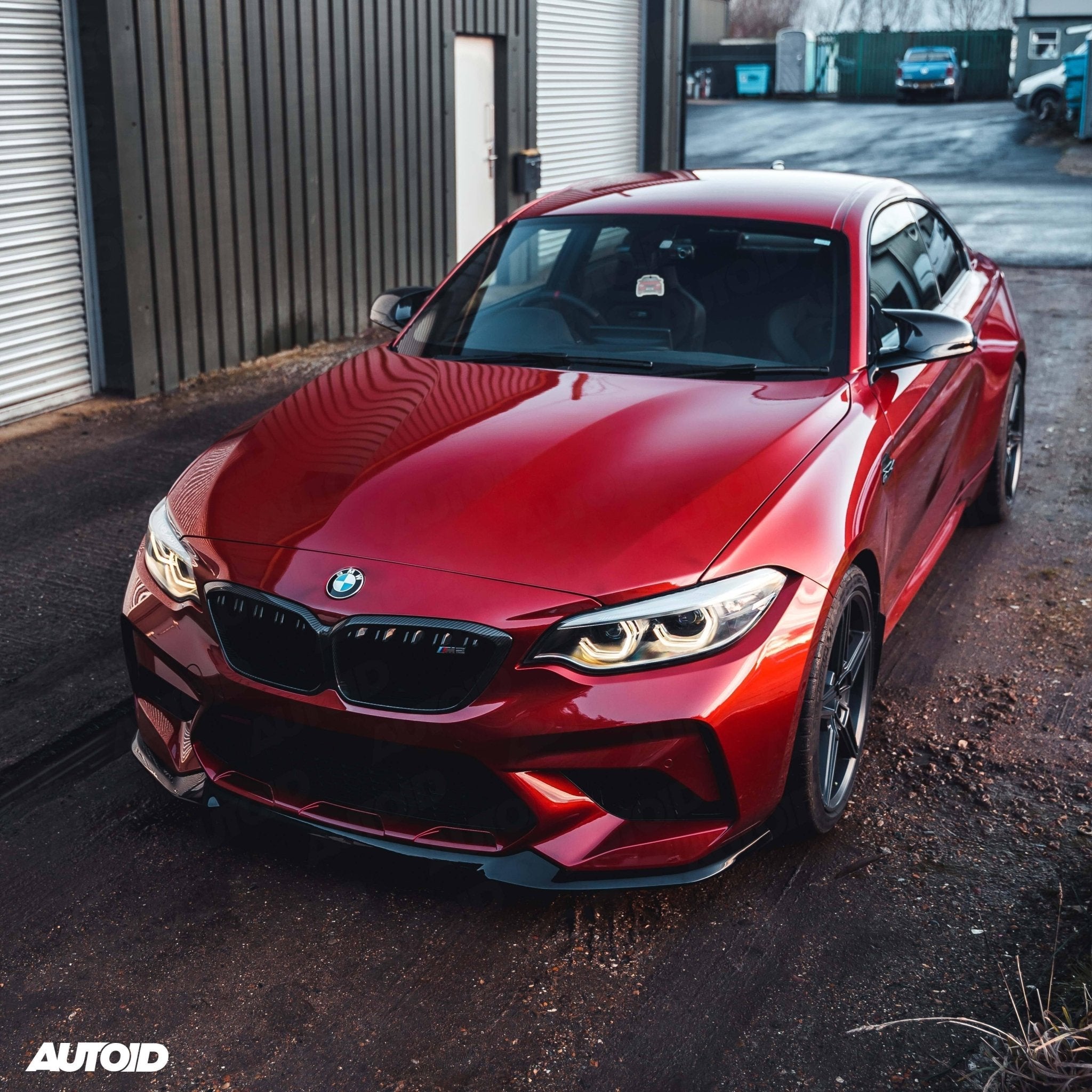 BMW M2 Competition F87 EVO-S Gloss Black Front Splitter by ZAERO (2018-2021) - AUTOID® - Front Lips & Splitters - Zaero Design