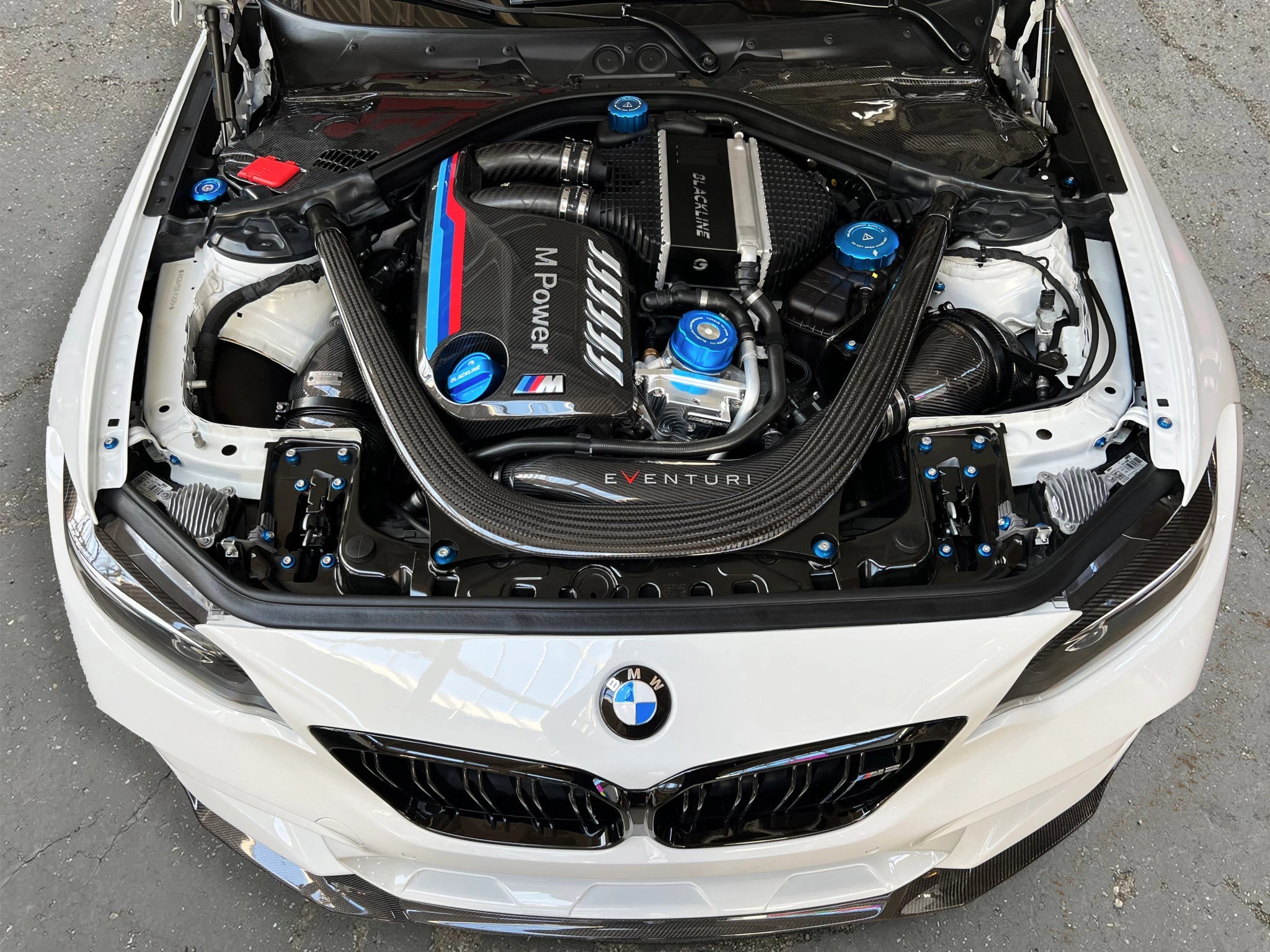 BMW M2 Competition F87, M3 F80, M4 F82 Engine Dress Up Hardware by Downstar (2015-2021) - AUTOID® - Vehicle Dress Up Caps & Covers - Downstar
