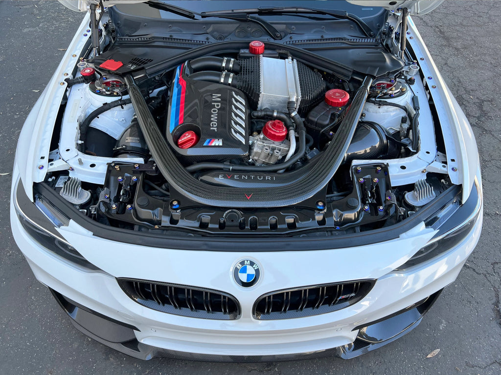 BMW M2 Competition F87, M3 F80, M4 F82 Engine Dress Up Hardware by Downstar (2015-2021) - AUTOID® - Vehicle Dress Up Caps & Covers - Downstar