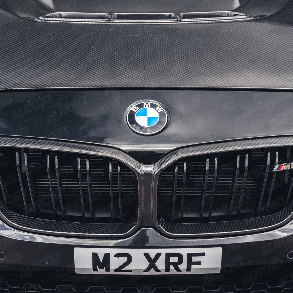 BMW M2 Competition F87 Pre-preg Carbon Fibre Kidney Grille Surround by FORM (2018-2021) - AUTOID® - Front Grille - FORM Industries