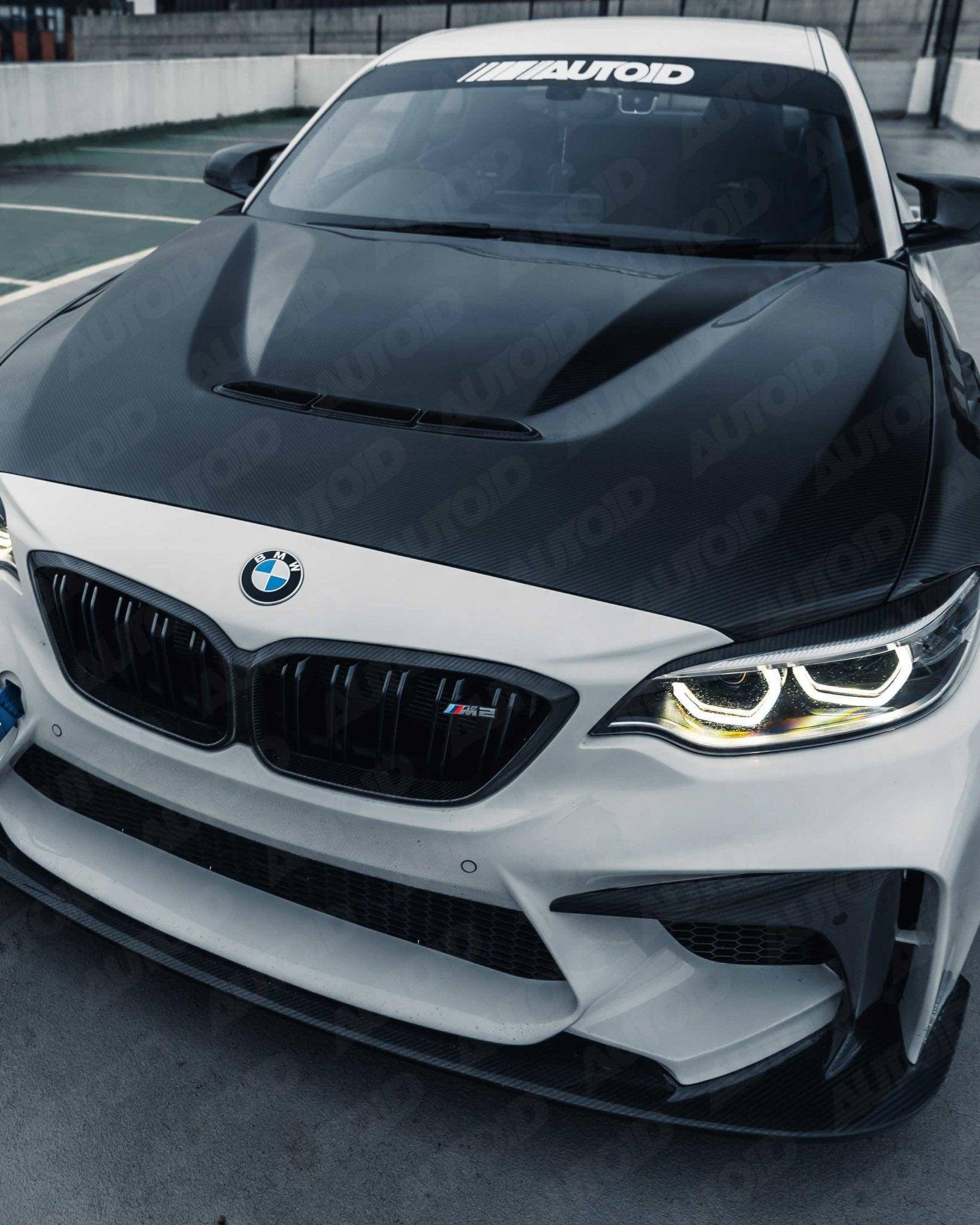 BMW M2 F87, 2 Series F22, 1 Series F20 Pre-Preg Carbon Fibre Front Bonnet by FORM (2014-2021) - AUTOID® - Front Hood - FORM Industries