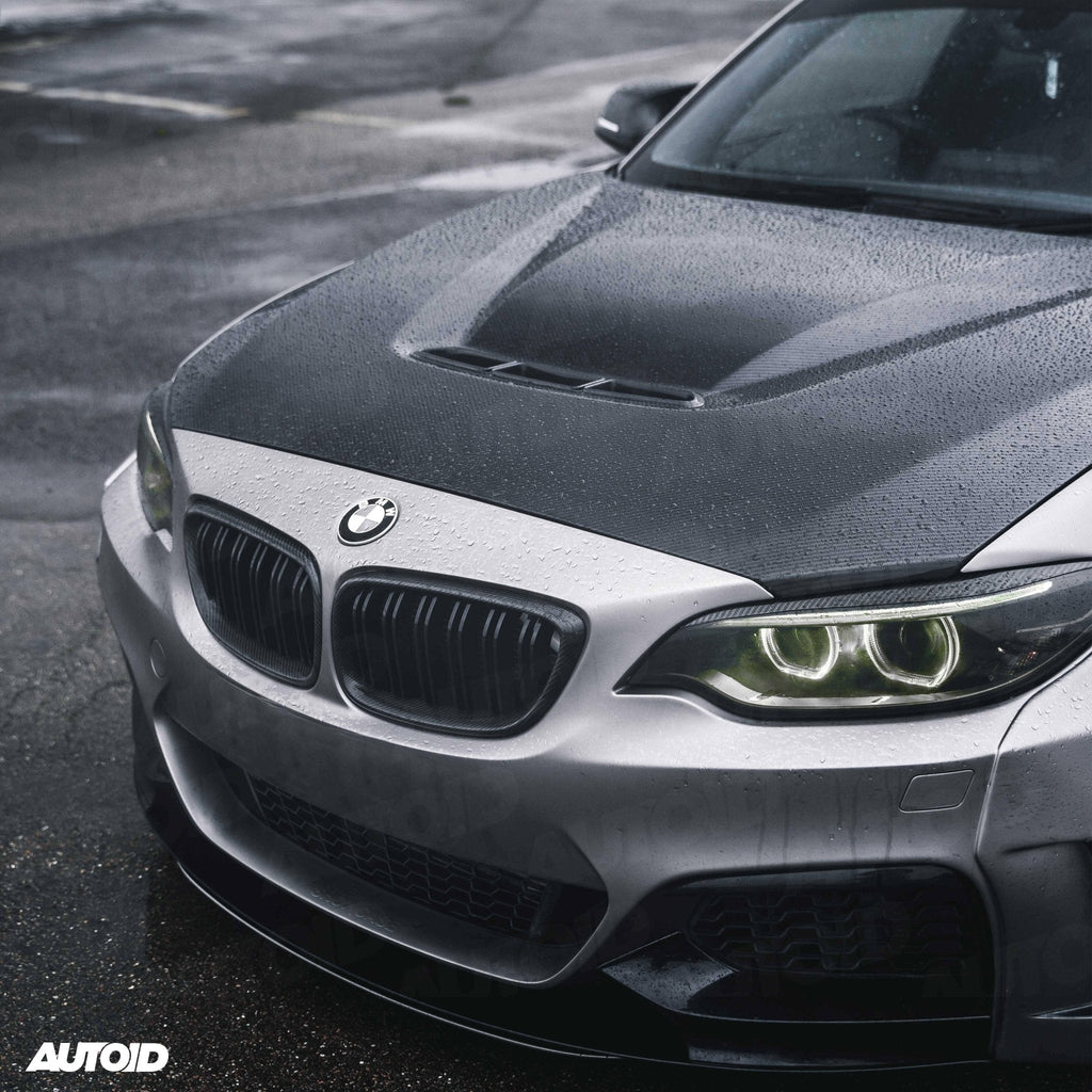BMW M2 F87, 2 Series F22, 1 Series F20 Pre-Preg Carbon Fibre Front Bonnet by FORM (2014-2021) - AUTOID® - Front Hood - FORM Industries