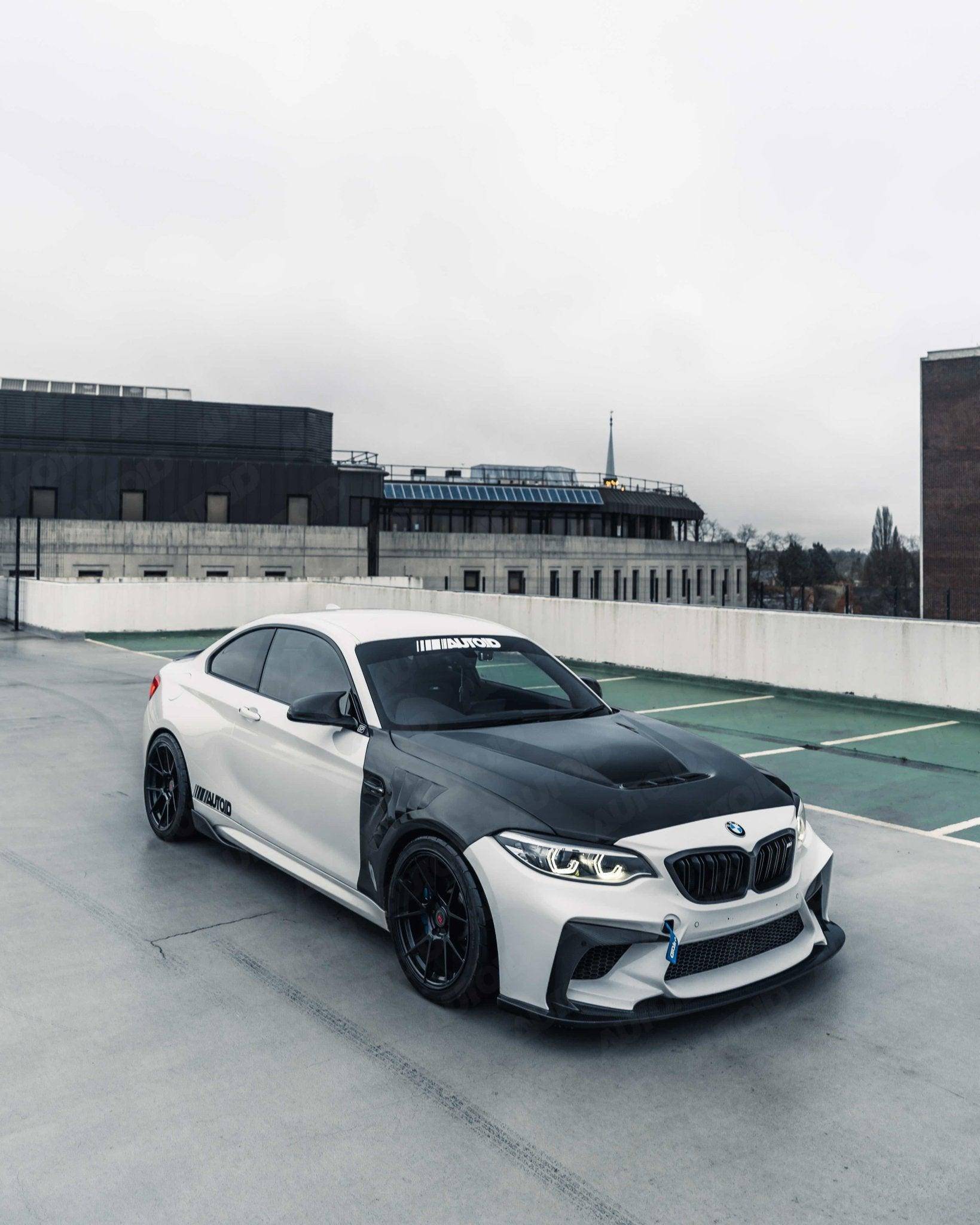 BMW M2 F87, 2 Series F22, 1 Series F20 Pre-Preg Carbon Fibre Front Bonnet by FORM (2014-2021) - AUTOID® - Front Hood - FORM Industries