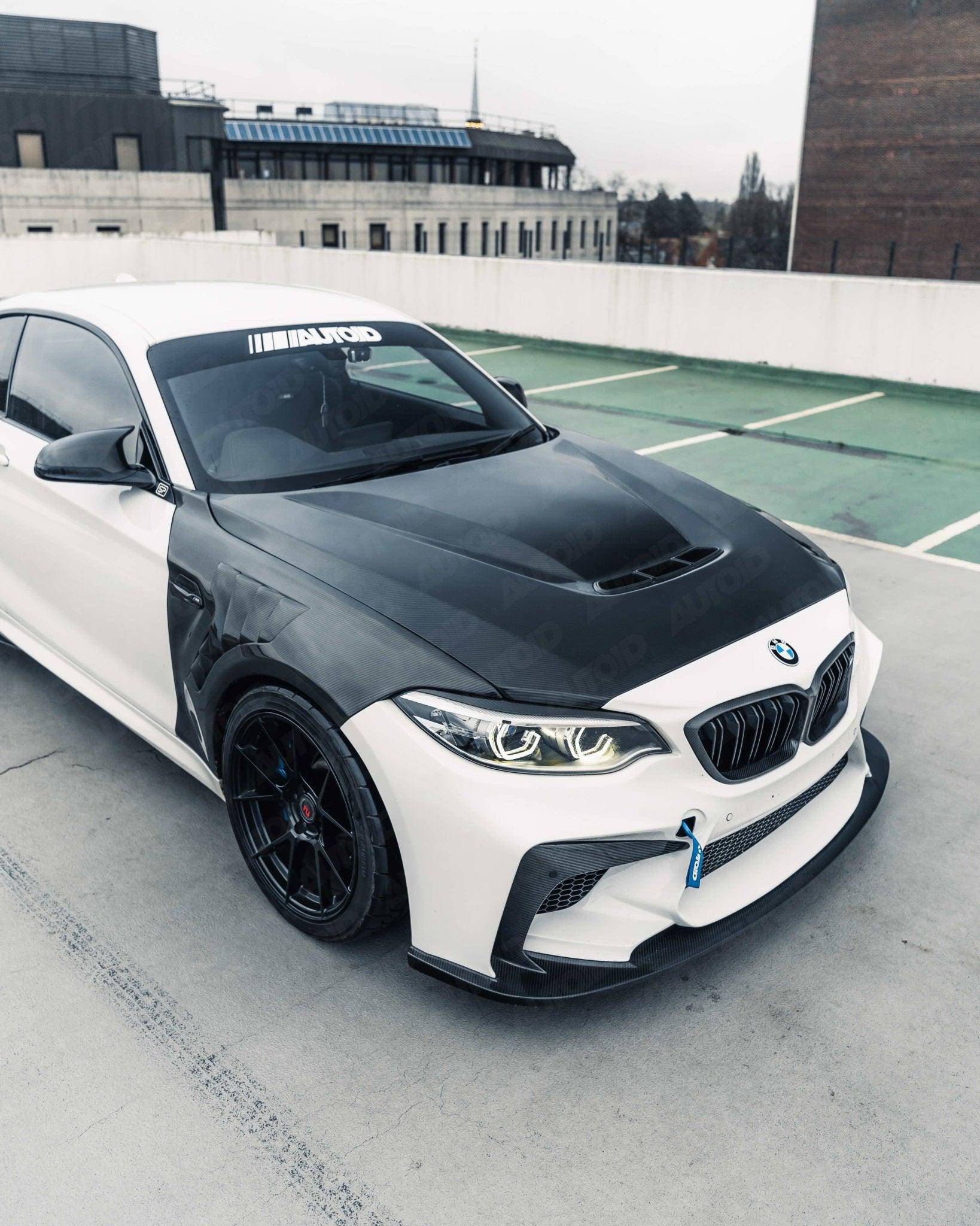 BMW M2 F87, 2 Series F22, 1 Series F20 Pre - Preg Carbon Fibre Front Bonnet by TRE (2014 - 2021) - AUTOID - Front Hood - TRE