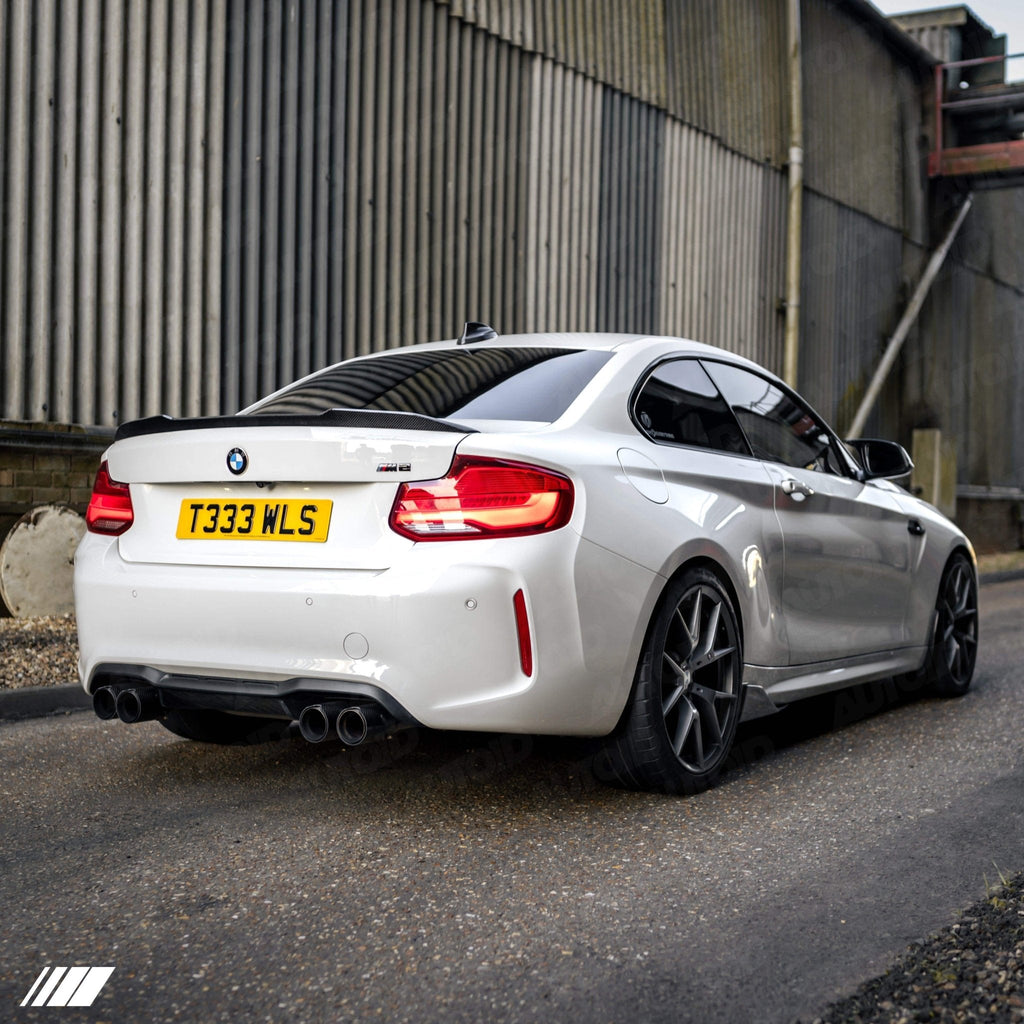 BMW M2 F87 & 2 Series F22 Carbon Fibre CS Rear Spoiler by FORM (2014-2021) - AUTOID® - Rear Spoilers - FORM Industries