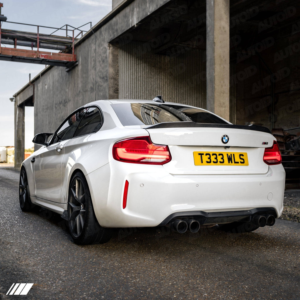 BMW M2 F87 & 2 Series F22 Carbon Fibre CS Rear Spoiler by FORM (2014-2021) - AUTOID® - Rear Spoilers - FORM Industries