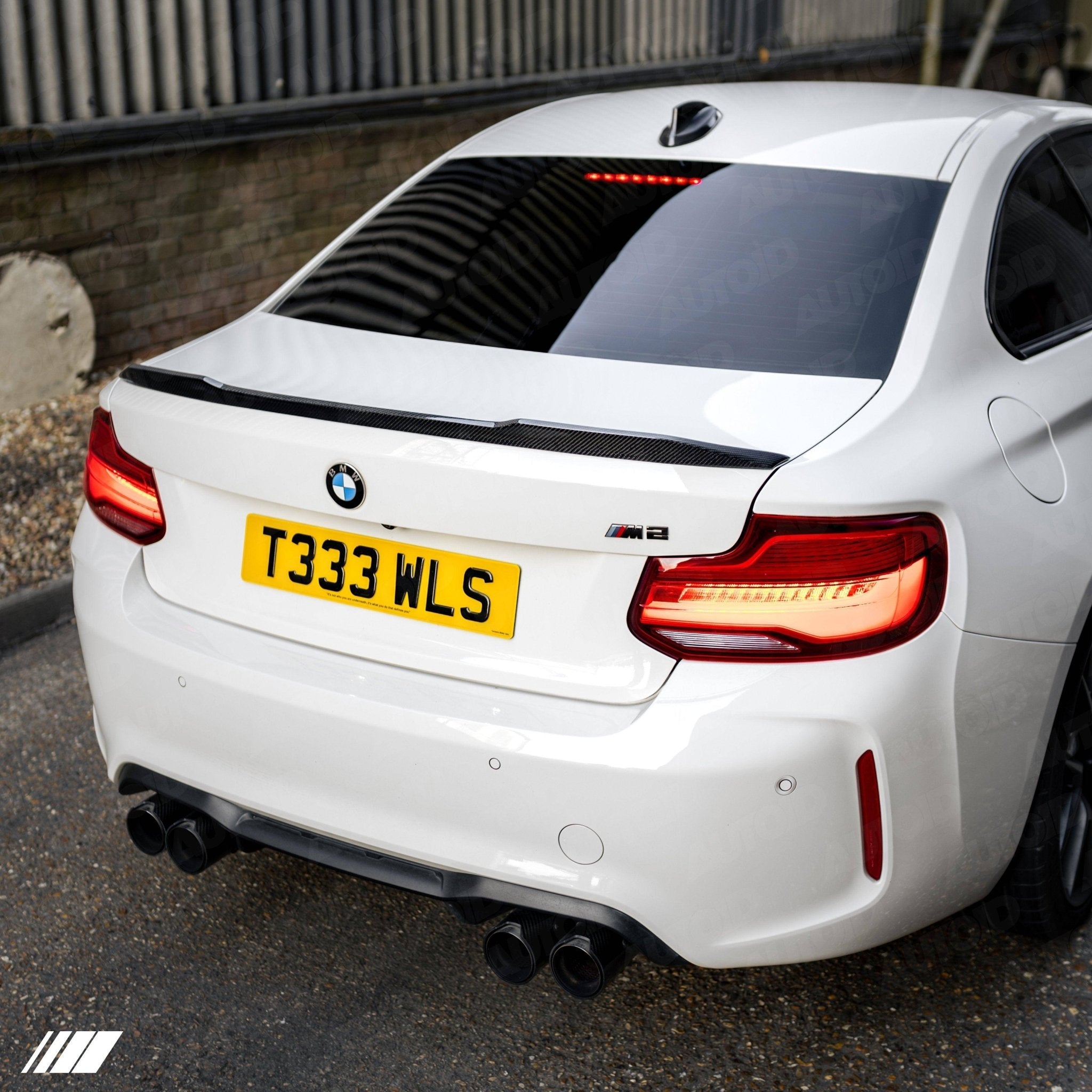 BMW M2 F87 & 2 Series F22 Carbon Fibre CS Rear Spoiler by FORM (2014-2021) - AUTOID® - Rear Spoilers - FORM Industries