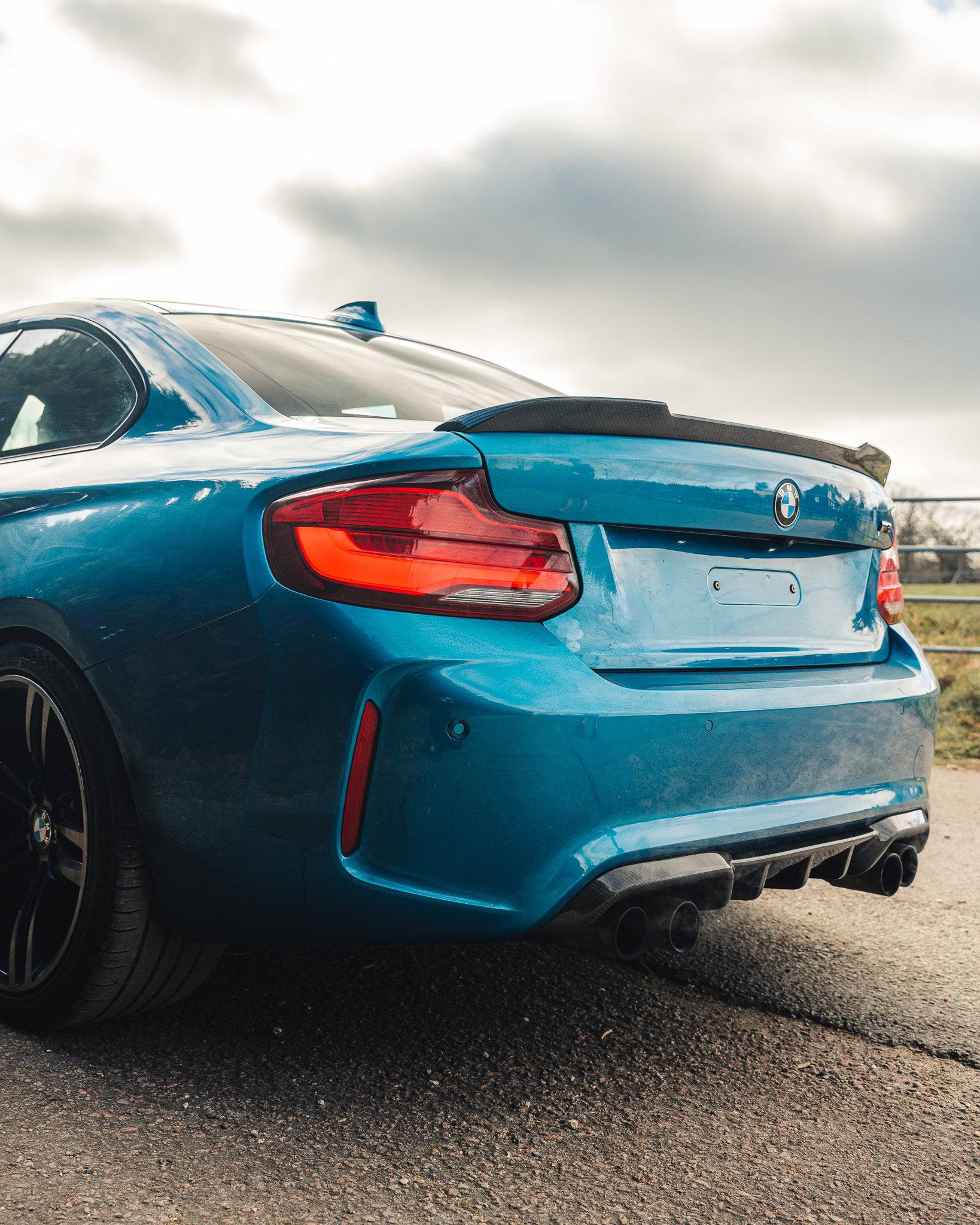 BMW M2 F87 & 2 Series F22 Pre-preg Carbon Fibre CS Rear Spoiler Pro by FORM (2014-2021) - AUTOID® - Rear Spoilers - FORM Industries