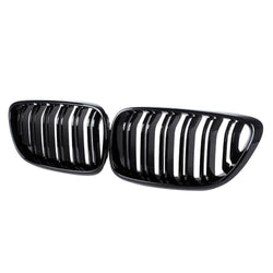 BMW M2 F87, 2 Series, M235i & M240i F22 F23 Gloss Black Kidney Grilles by FORM (2014-2020) - AUTOID® - Front Grille - FORM Industries