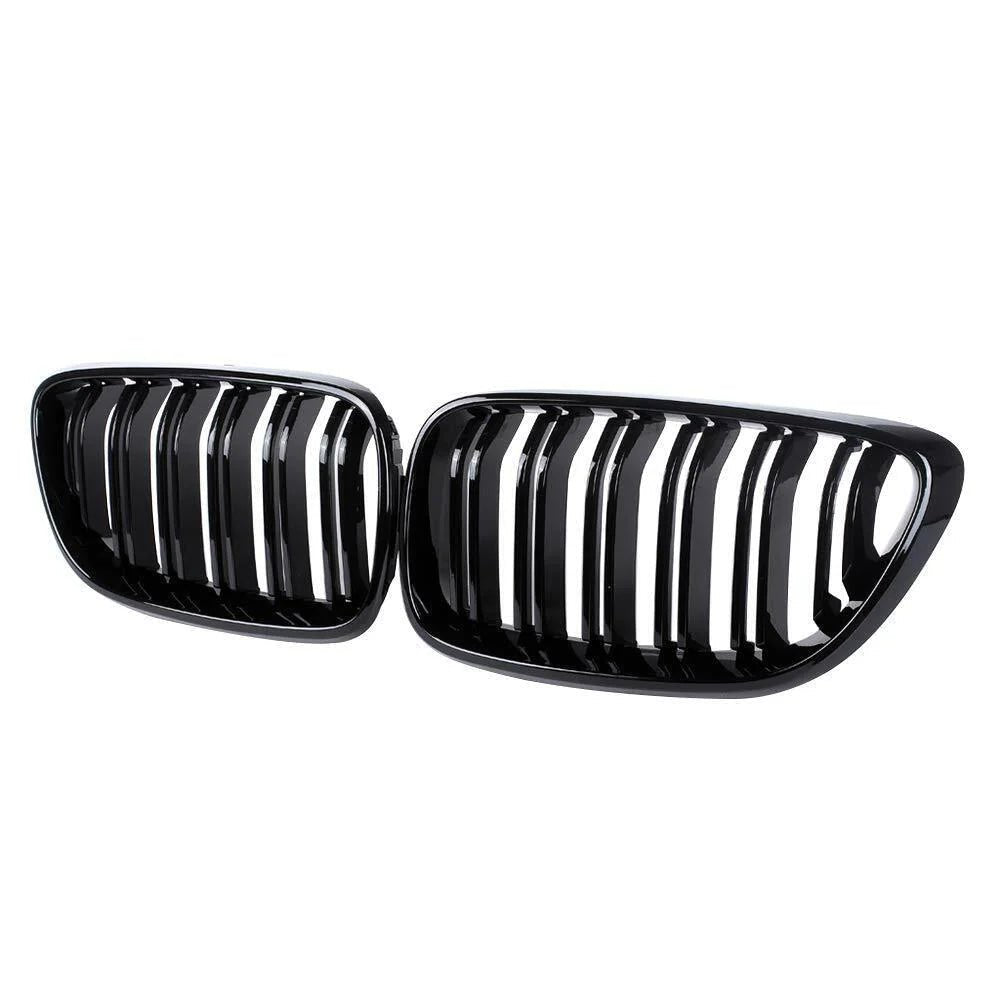BMW M2 F87, 2 Series, M235i & M240i F22 F23 Gloss Black Kidney Grilles by FORM (2014-2020) - AUTOID® - Front Grille - FORM Industries